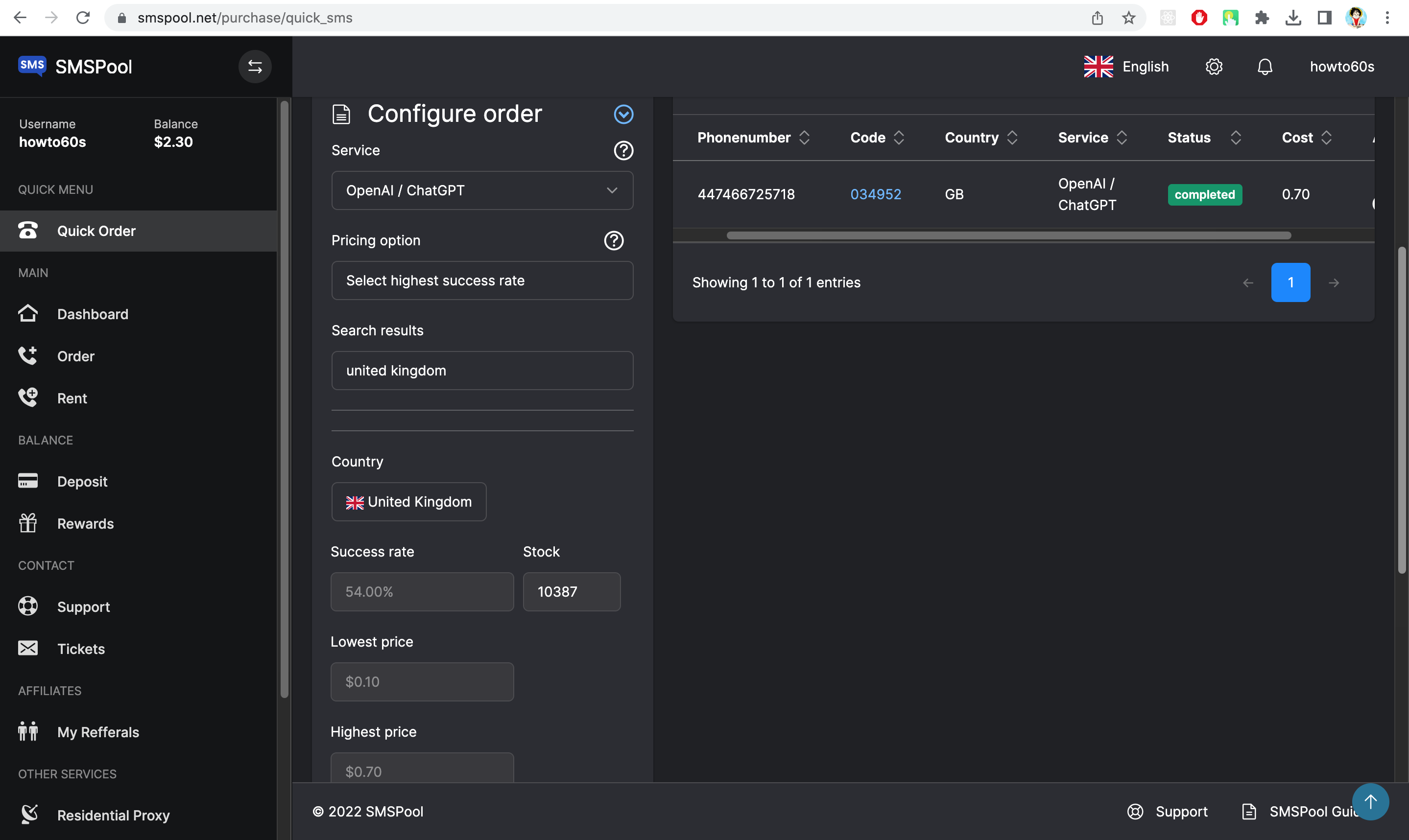 Thuê SMS để verify tài khoản Open AI ChatGPT - HowTo60s.com