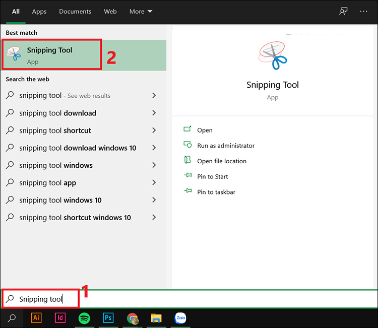 Hướng dẫn cách chụp ảnh màn hình máy tính bằng Snipping Tool